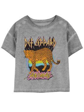 Girls Size 2T Def Leppard Graphic Tee, Short Sleeve T-Shirt